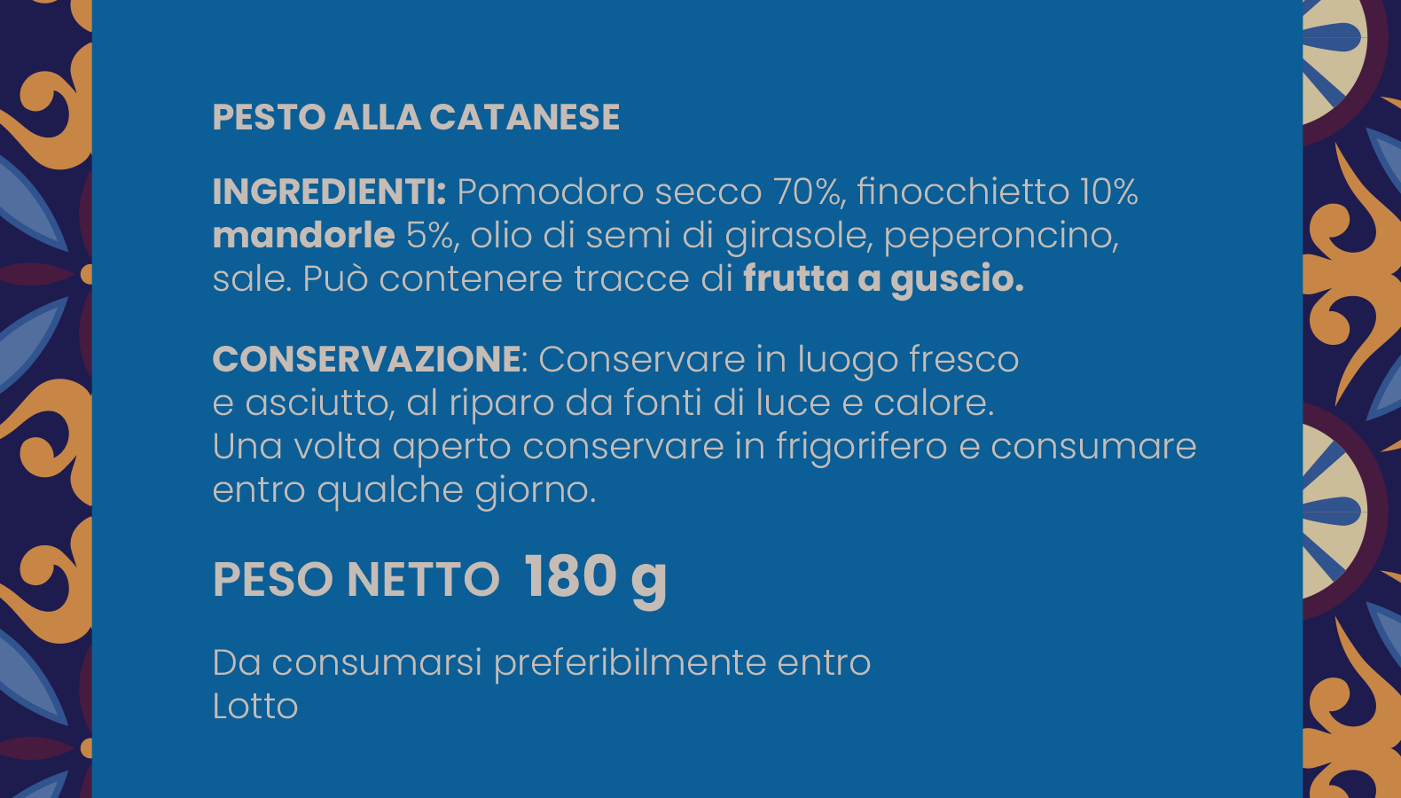 Pesto di Zio Pietro 180 g